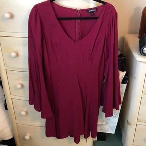 Maroon dress from Express